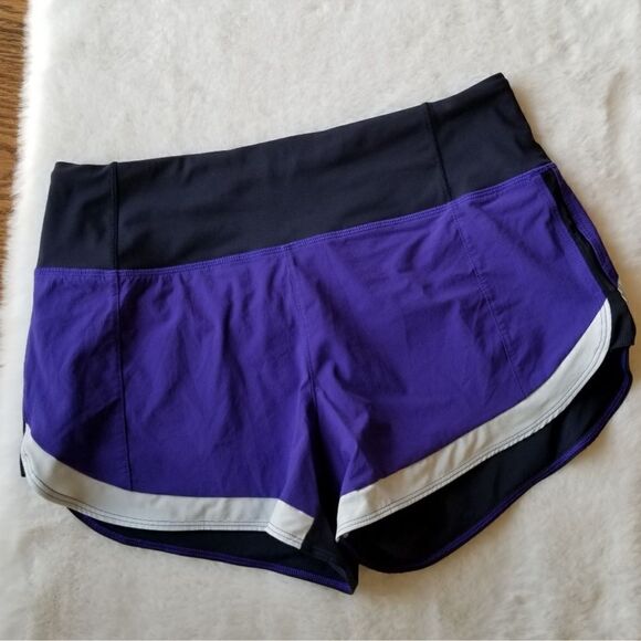 Athleta Running Free Colorblock 3.5" Shorts XL - Picture 2 of 7